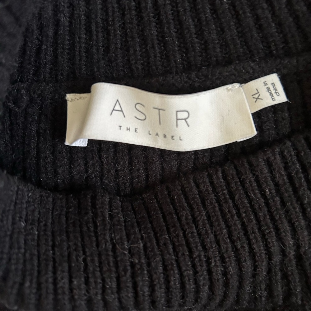 ASTR the Label Cold Shoulder Mock Neck Sweater - Picture 7 of 8